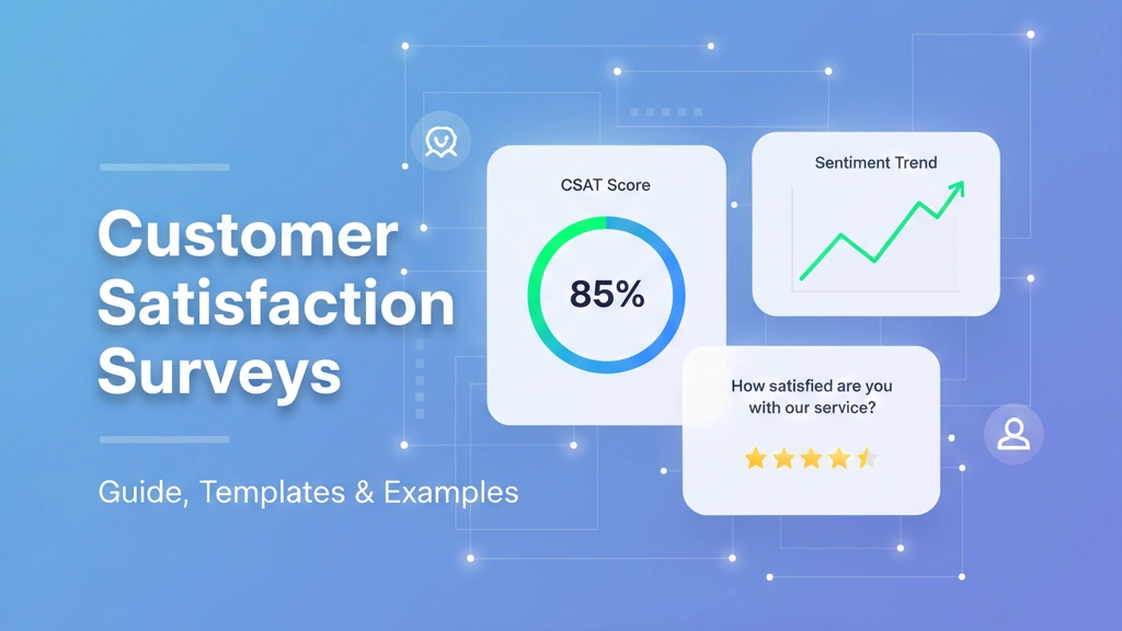 Customer satisfaction survey guide with examples and templates